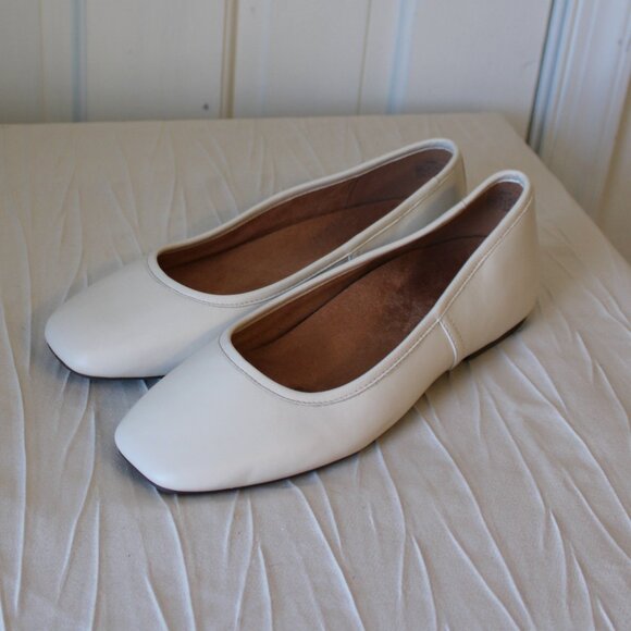NEW Vionic Orinda Flats Ivory Leather sz 7.5 - Picture 3 of 12